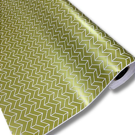 Papel De Presente Couche Bobina 40cm X 100m