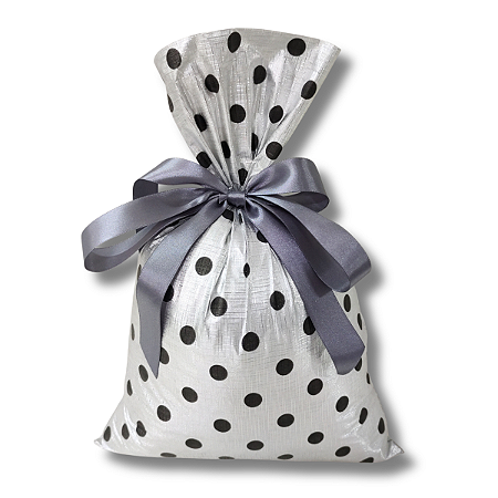 Saco De Presente Soft Poá Bolinhas 25x37 com 50 unidades