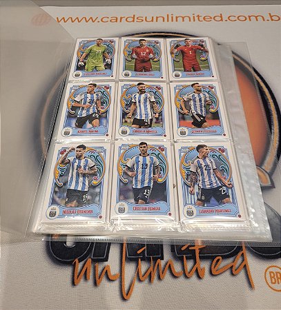 Coleção Completa - Argentina Fileteado - 50 Cards Base