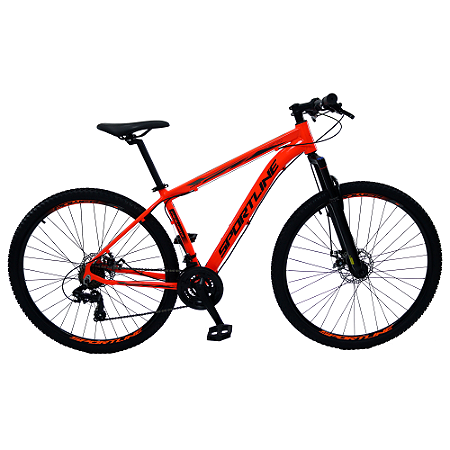 Bicicleta SLX4 Sportline Aro 29 Câmbio Importado 24 Velocidades com Freio a Disco Hidráulico