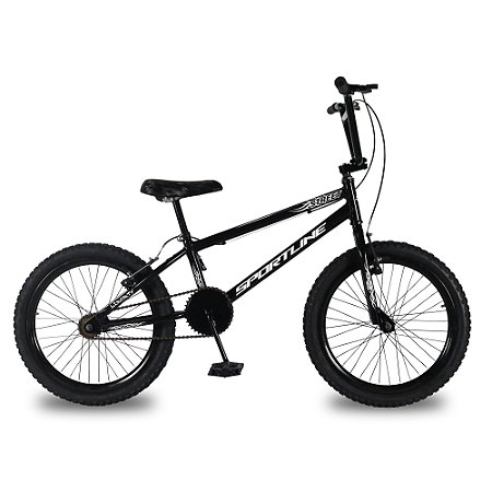Bicicleta Aro 20 Sportline BMX Cross V-Brake Sem Marchas