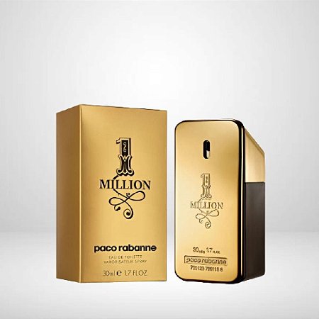 Perfume 1 Million Paco Rabanne Masculino Eau de Toilette - 30ml