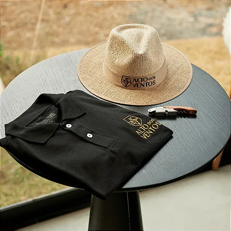 Camisa Polo preta personalizada: