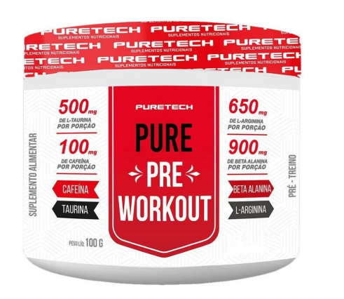PRÉ TREINO PURETECH - UVA - 100g