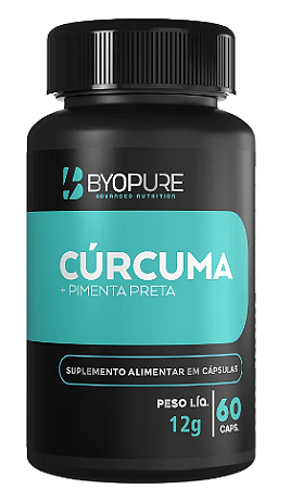 CÚRCUMA+PIMENTA PRETA BYOPURE -130MG (60 DOSES)