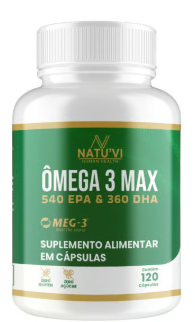 OMEGA 3 MAX- NATUVI =120 CAPS