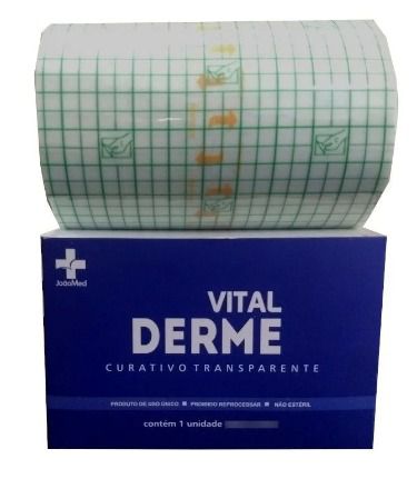Curativo Filme Transparente Rolo 15cm X 10m Vital Derme