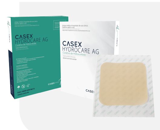 Curativo de Hidrofibra Com Prata 7,5cm X 12cm Casex