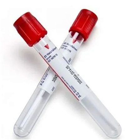 Tubo BD Vacutainer® Seco 04ml Ref 360053 C/100 Unidades
