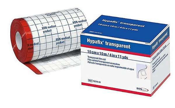 Curativo Rolo Hypafix Transparente 10cm X 10m BSN Essity
