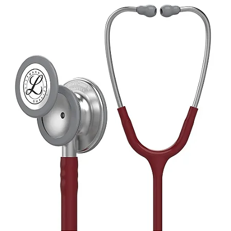 Estetoscópio Littmann Classic III Vinho com Inox Escovado 3M