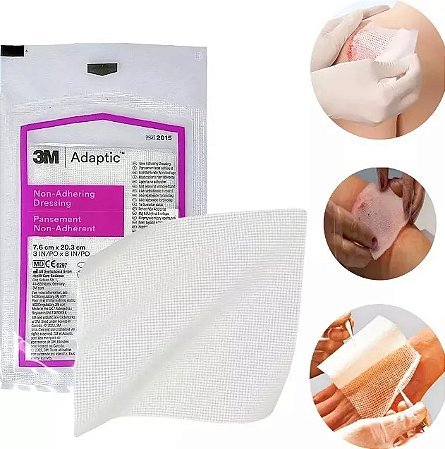 Curativo Adaptic 7,6 x 40,6cm Malha Não Aderente Unidade