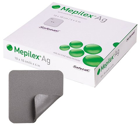 Curativo Mepilex AG Espuma Antimicrobiana 20x50cm Molnlycke