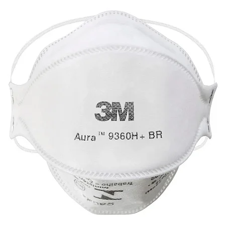 Máscara Respirador Aura Hospitalar 9360H+BR C/10 Unidades 3M