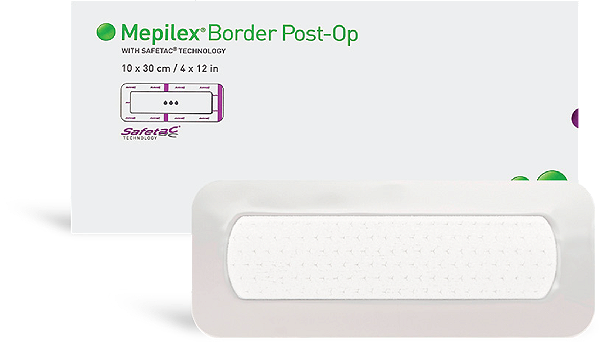 Curativo Mepilex Border Post Op 9x10cm Molnlycke
