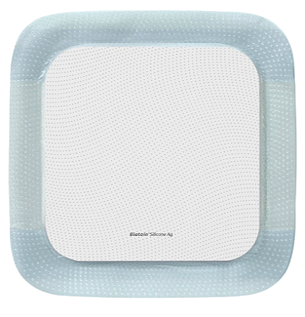 Curativo Biatain® Silicone AG 10x20cm Coloplast