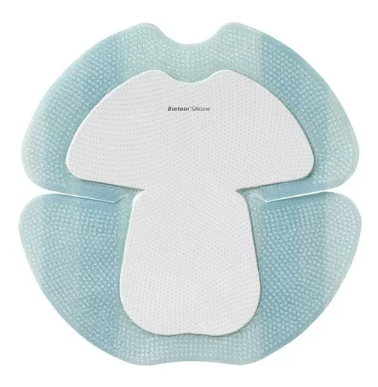 Curativo Biatain® Silicone AG Calcâneo 18x18cm Coloplast