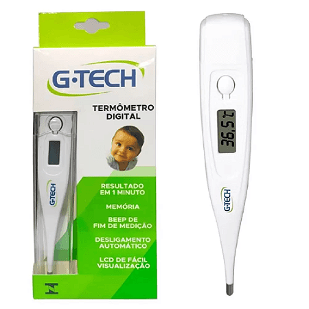 Termômetro Digital Branco TH1027 G-Tech