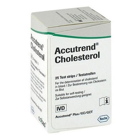 Tiras Accutrend Colesterol Roche C/25