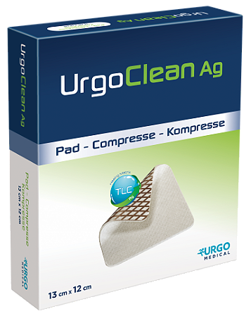 Curativo Urgo Clean AG 10x10cm Unidade Urgo Medical