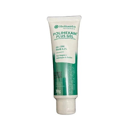 Gel para Limpeza Polinhexam Plus com PHMB 0,2% 30g Helianto