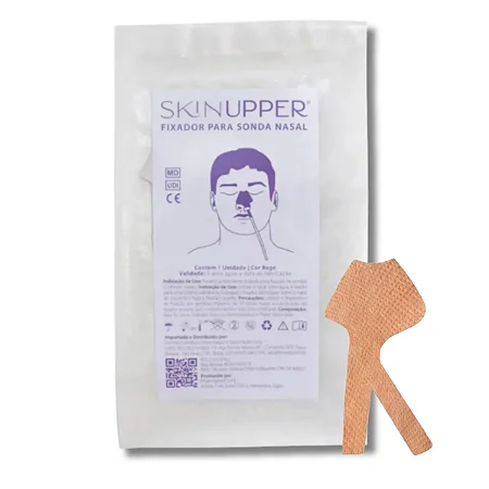 Fixador Sonda Nasal Adulto Bege C/10 Unidades Skinupper