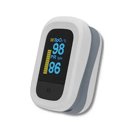 Oxímetro de Dedo Portátil Modelo YK82 + Case de Silicone Vital Gold