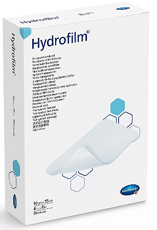 Curativo Hydrofilm Filme Trasparente 10cm x 15cm Unidade Hartmann