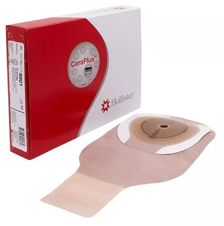Bolsa Para Estomia Premier™ CeraPlus™ Recortável 13-64mm Opaca C