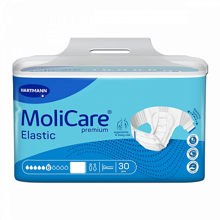Fralda Molicare Premium Elastic 6d G C/30 Hartmann