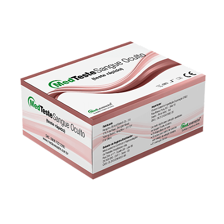 Teste Rápido Sangue Oculto Cx C/25 MedTeste Medlevensohn
