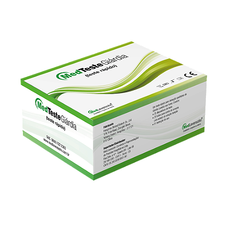Teste Rápido Giárdia Cx C/25 MedTeste Medlevensohn
