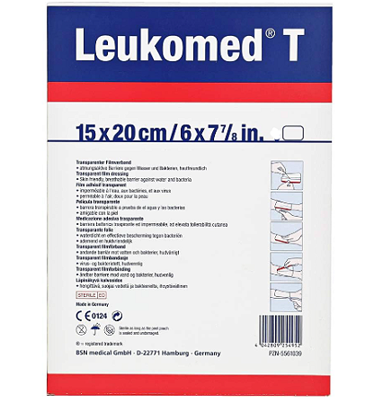 Curativo Filme Transparente Leukomed® T 15cm x 20cm Unidade Leukoplast®