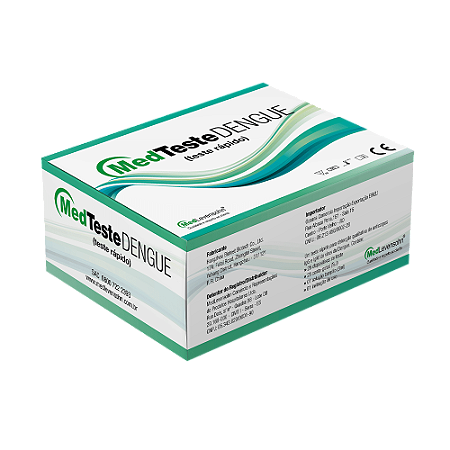 Teste Rápido Dengue IgG/IgM Cx C/25 MedTeste Medlevensohn