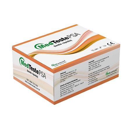 Teste Rápido PSA Cx C/10 MedTeste Medlevensohn