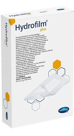 Curativo Hydrofilm Plus Filme Transparente 10x12cm Unidade Hartmann
