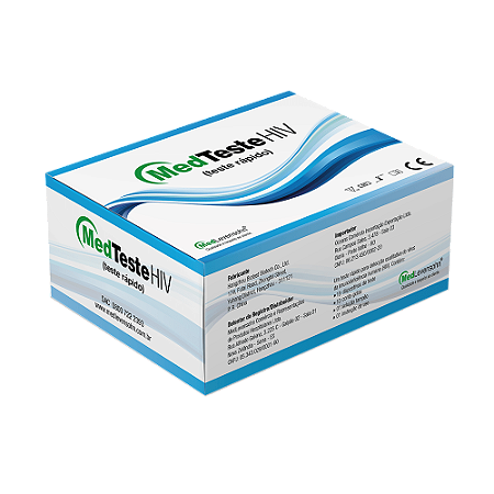 Teste Rápido HIV Cx C/10 MedTeste Medlevensohn
