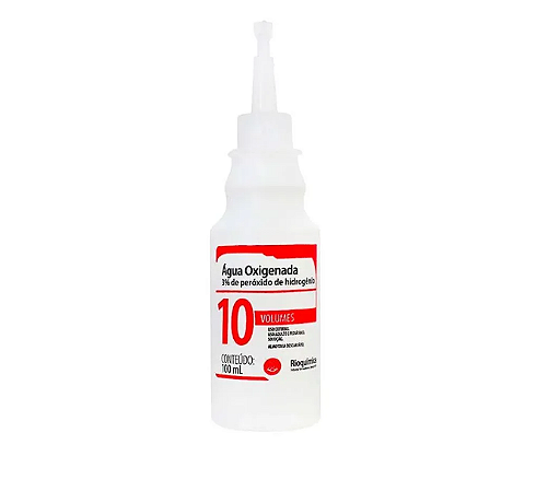 Água Oxigenada 10 Volumes Almotolia 100ml Rioquímica