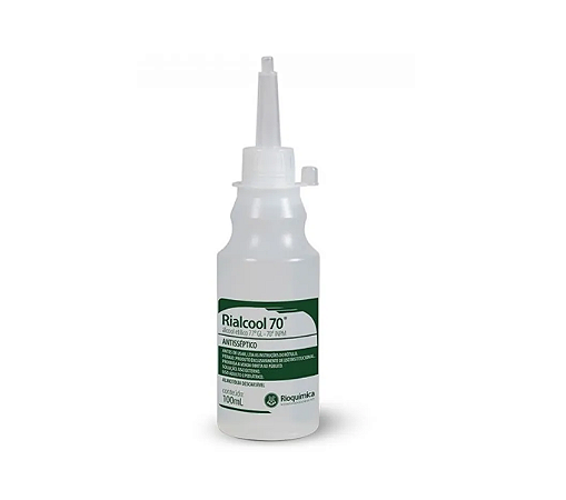Álcool 70% Antisséptico Etílico 100ml Rioquímica