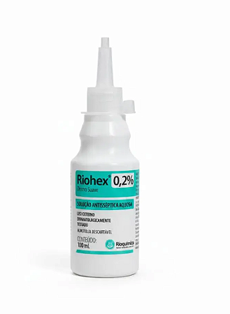 Clorexidina Riohex 0,2% Solução Aquosa 100ml Rioquimica