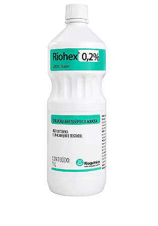 Clorexidina Riohex 0,2% Solução Aquosa 1L Rioquimica