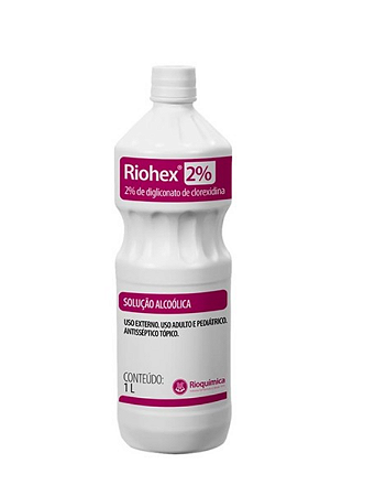 Clorexidina Riohex 2% Solução Alcoolica 1L Rioquimica