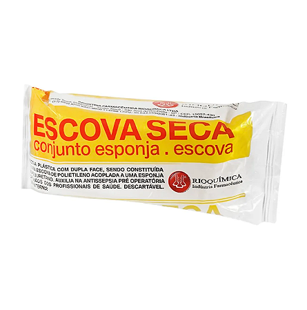 Escova Seca para Assepsia Rioquímica