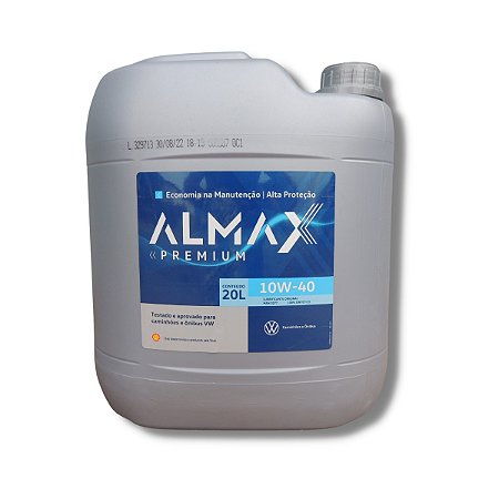 Óleo Shell Almax Premium 10w40 Original Vw 20l