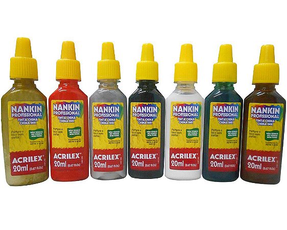 Tinta Nankin Acrilex Para Contornos 20ml