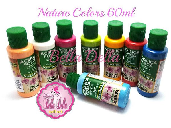 Tinta Acrílica Fosca - Nature Colors Acrilex 60 ml