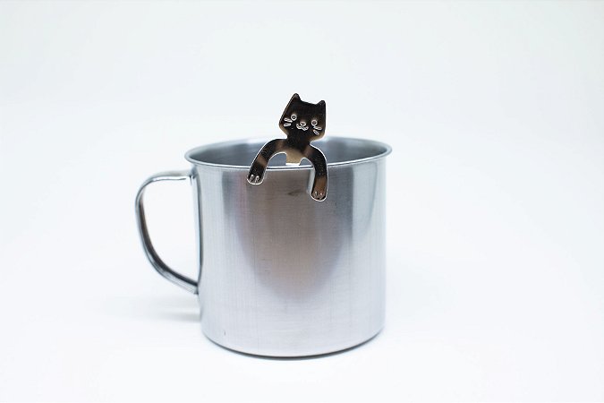 Colher de café gato