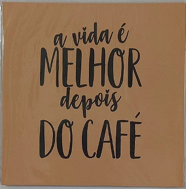 Quadrinhos com estampas de café