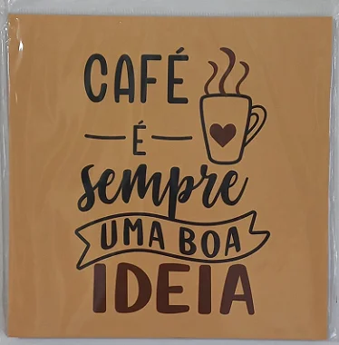 Quadro com estampa de café