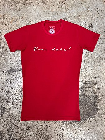 T-Shirt Elastano ASSINATURA VERMELHA